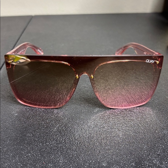 Quay Australia Pink Oversized Jaded 125 Sunglasses main image 11